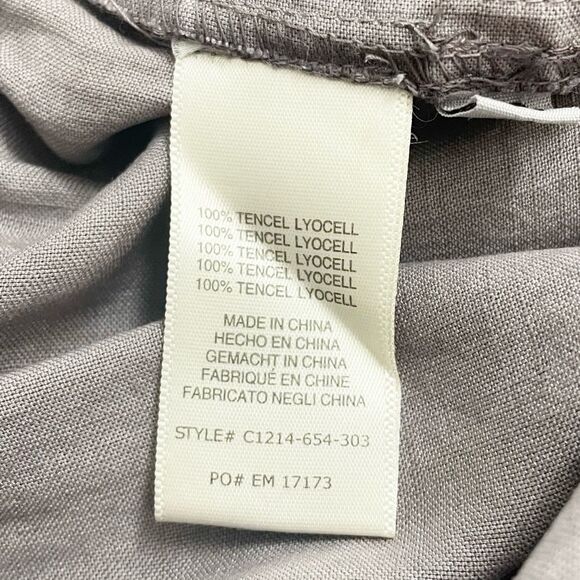 Anthropologie Cloth & Stone Jenna Cropped Jumpsuit Lavender Gray Tencel Size XS - Picture 13 of 15